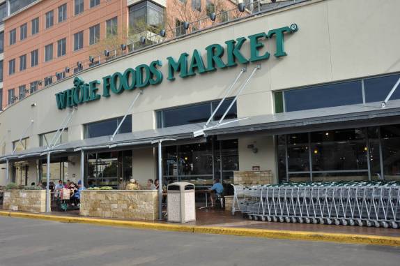 O famoso Whole Foods Market nasceu em Austin, no Texas. nos Estados Unidos